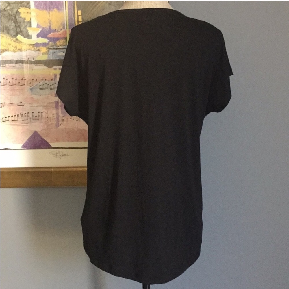 LAST ONE! Michael Kors Size Small Studded Logo Tee - Picture 2 of 3